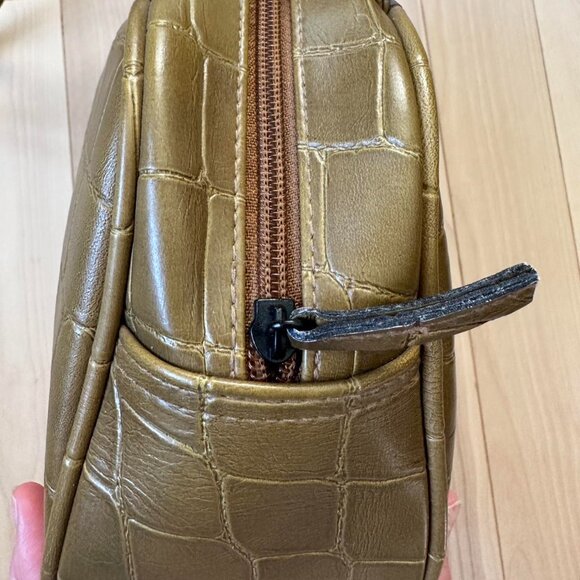 Vintage Y2K Point Zero Bowling Bag – Croc Embossed Pleather - Picture 4 of 8